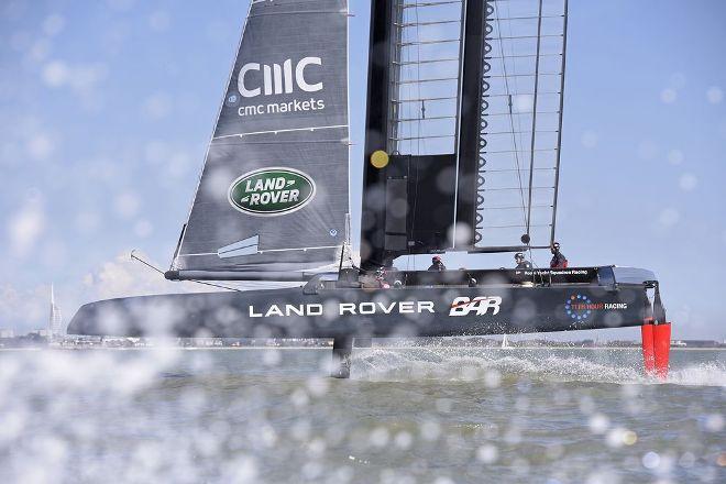 T3 flies on the Solent ©  Harry KH / Land Rover BAR